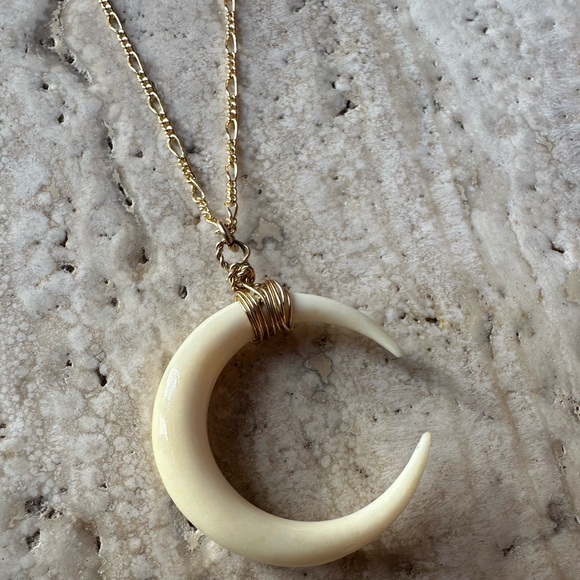 artifice jewelry Jewelry - 14k gold filled crescent moon pendant